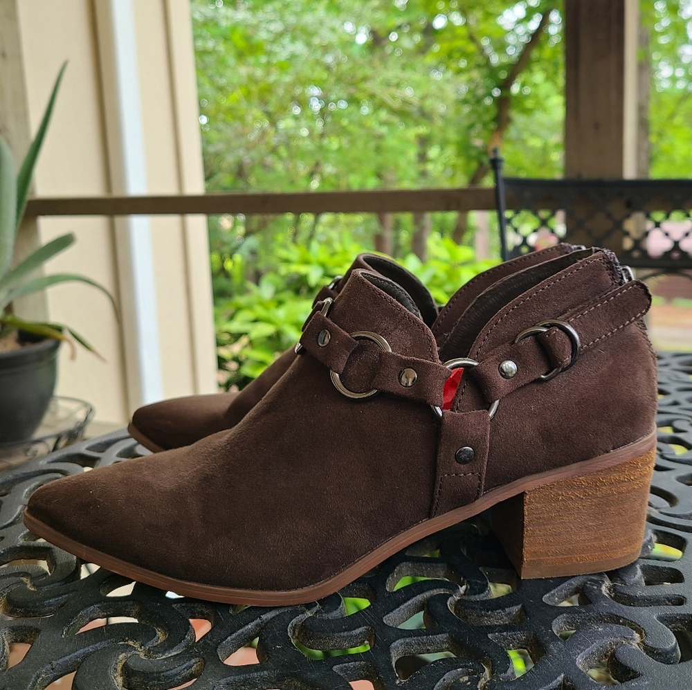Carlos by Carlos Santana Brown Ankle Boots
